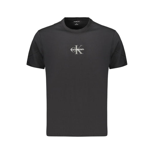 Black Cotton Men's T-Shirt