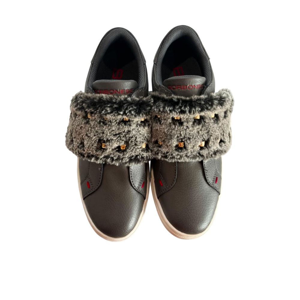 Grey Rubber Women Sneaker