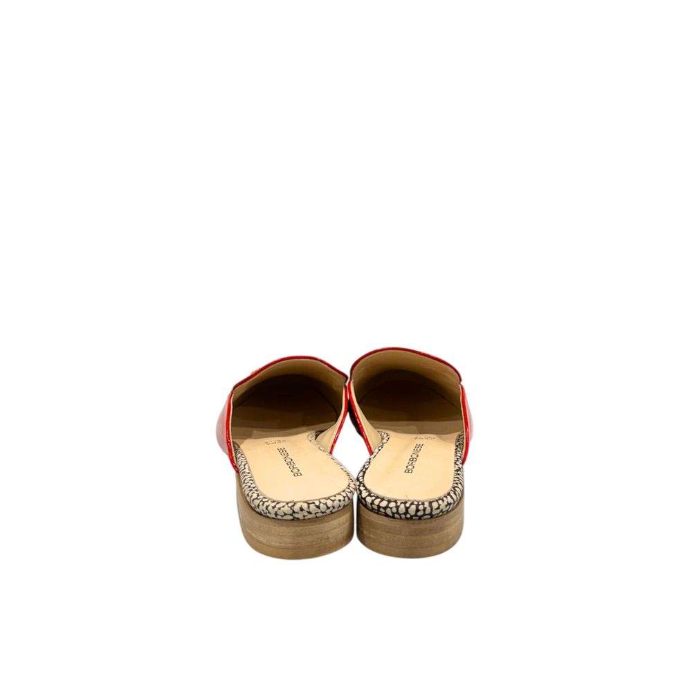 Red Leather Women Sandal