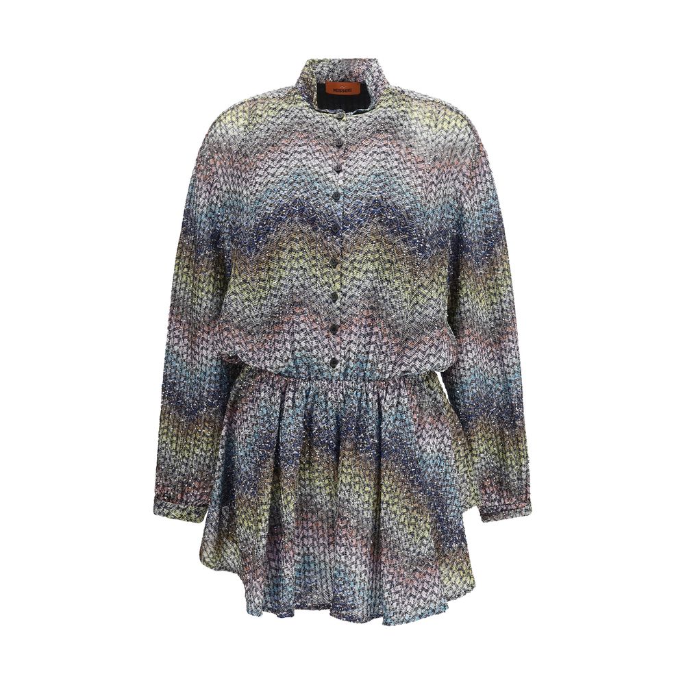 Multicolor Viscose Casual Dress