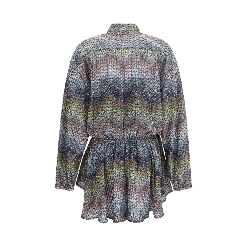 Multicolor Viscose Casual Dress