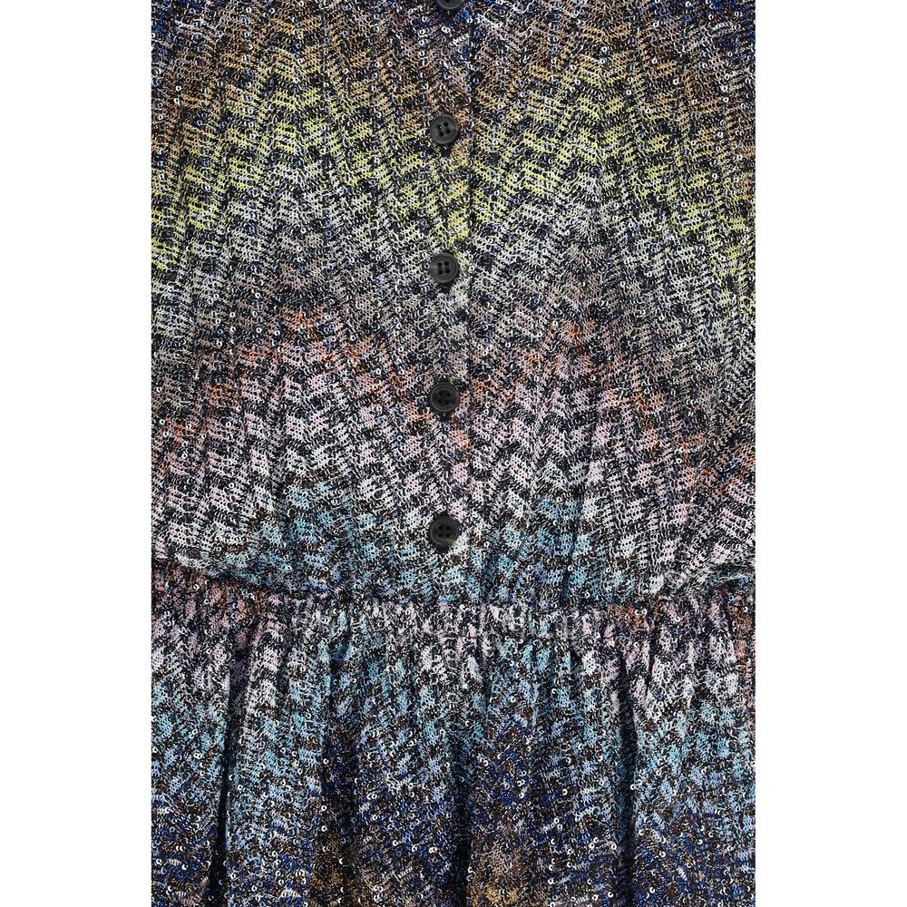 Multicolor Viscose Casual Dress