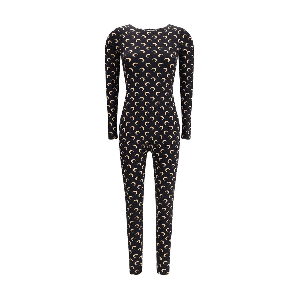 Brown Polyamide Jumpsuit