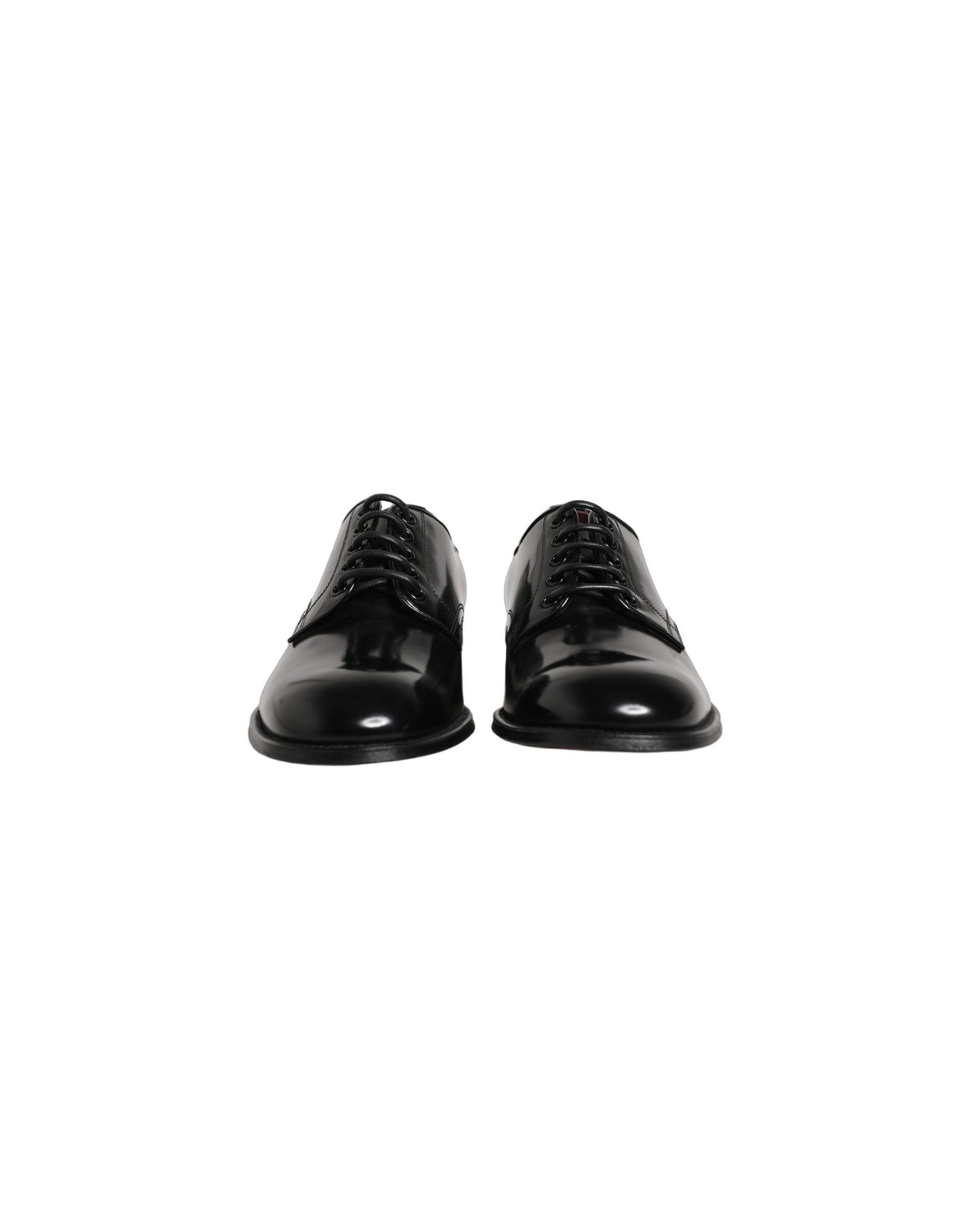 Black Calfskin Leather Derby Men Dress Shoes