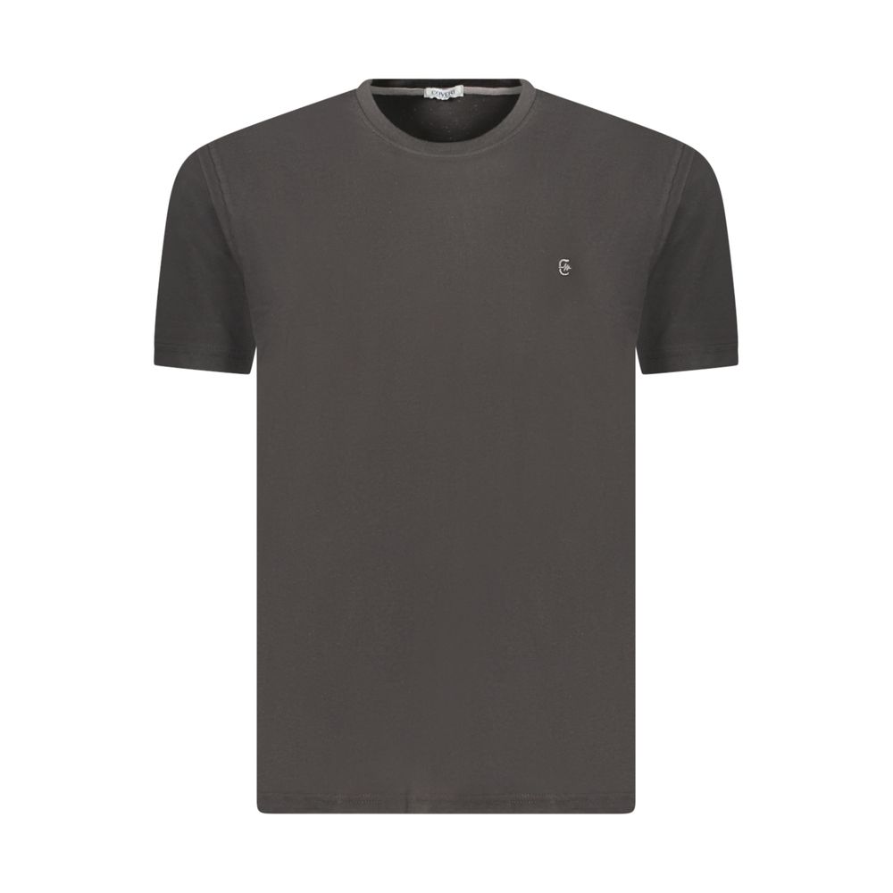 Black Cotton Men's T-Shirt