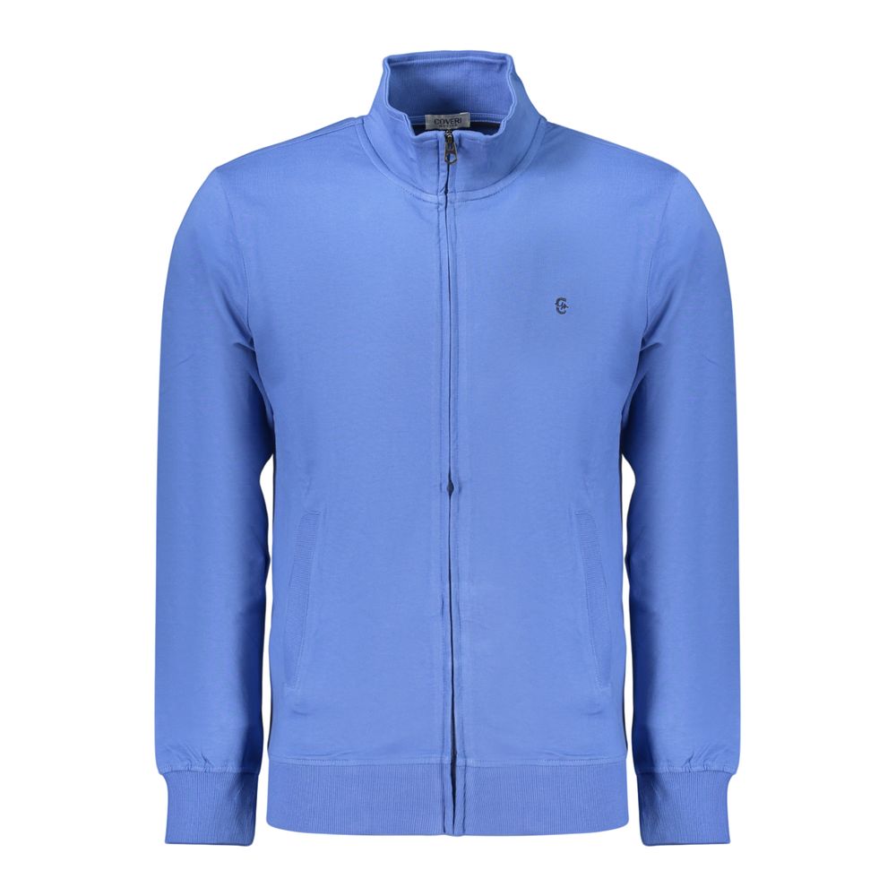 Blue Cotton Men's Sweatshirt