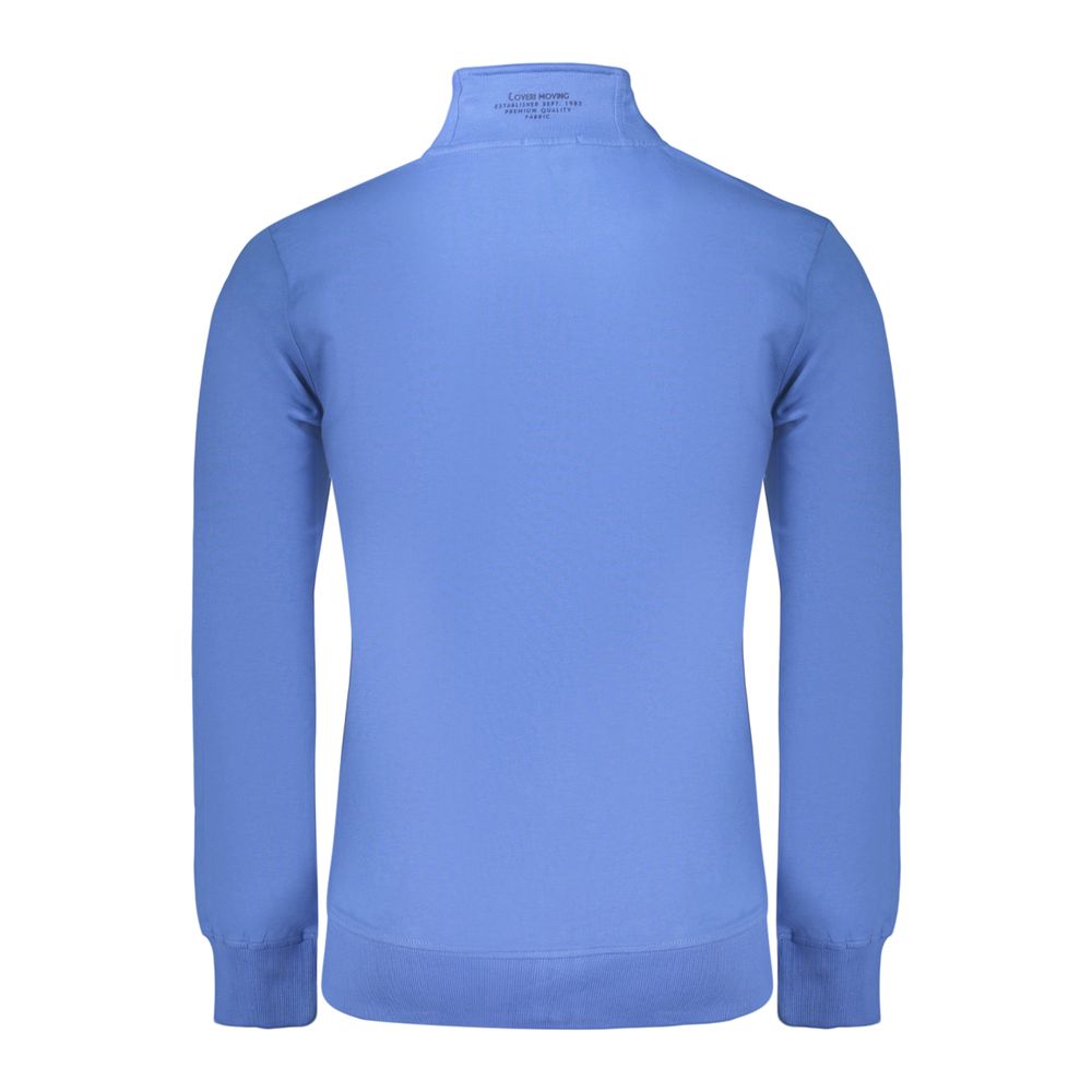 Blue Cotton Men's Sweatshirt