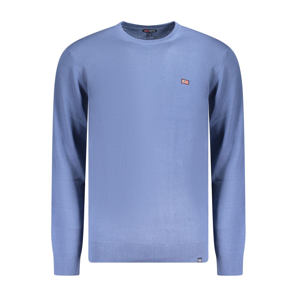 Blue Cotton Men's Shirt