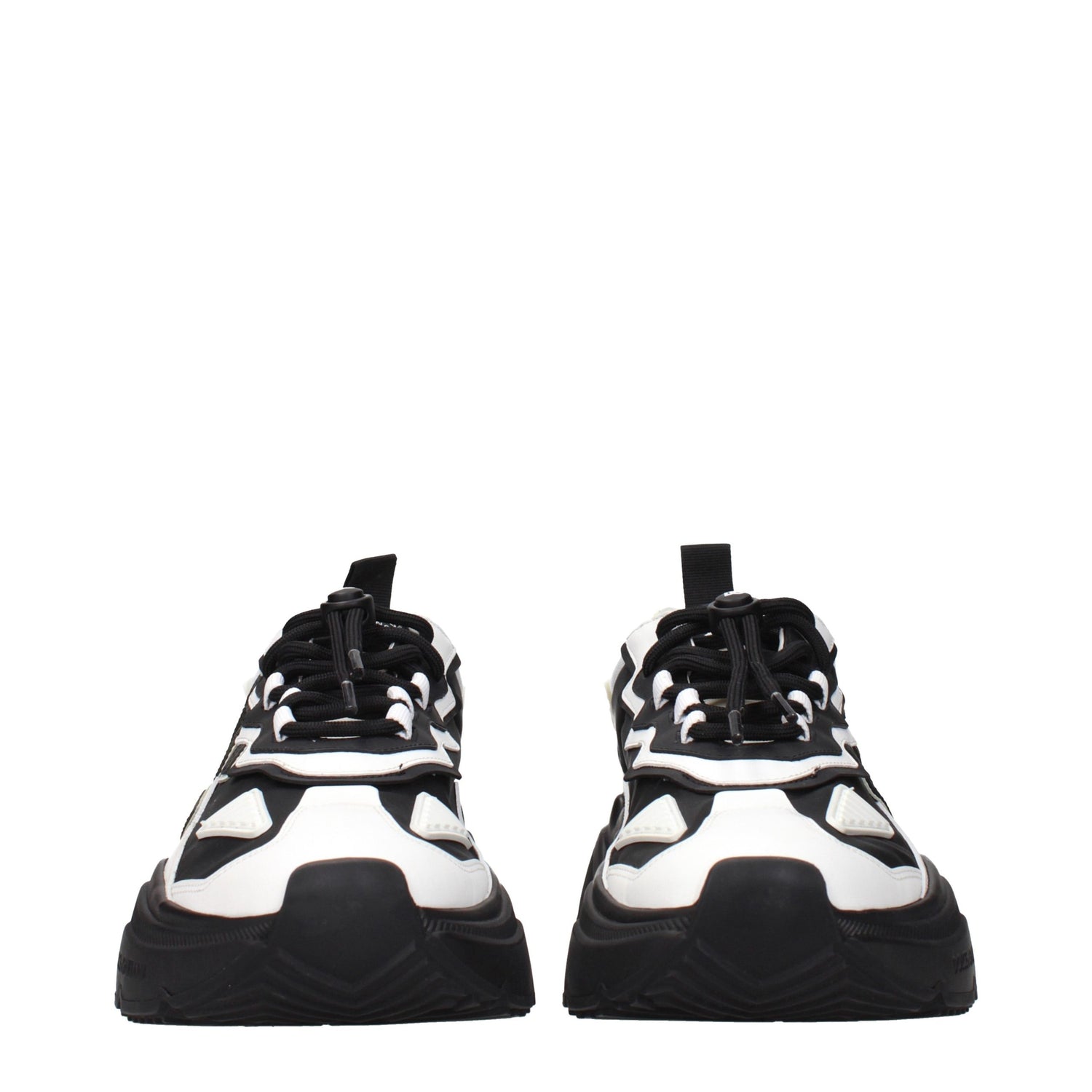 White Leather Chunky Sneakers