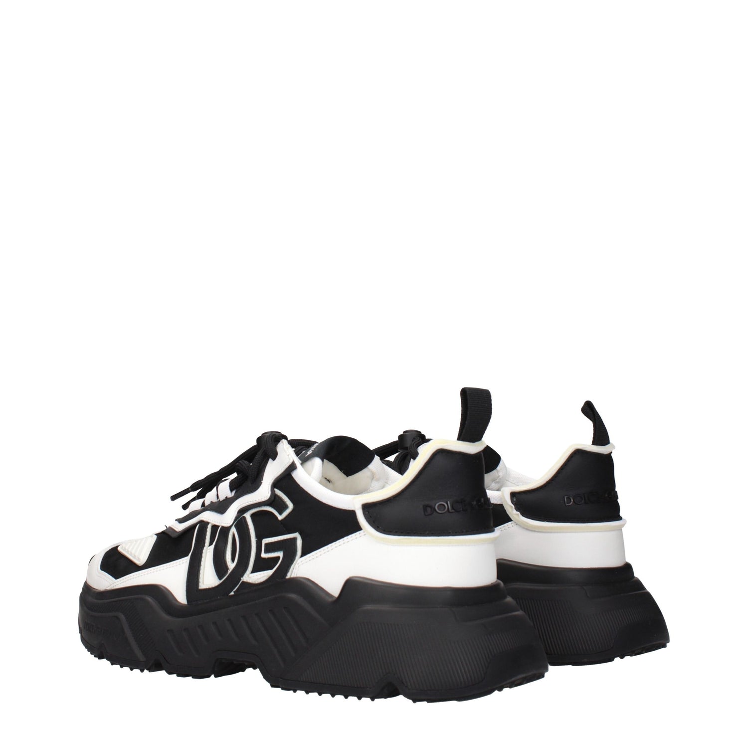 White Leather Chunky Sneakers