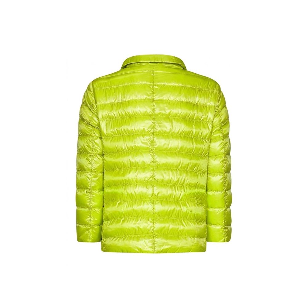 Bicolor Polyamide Full-Length Jacket