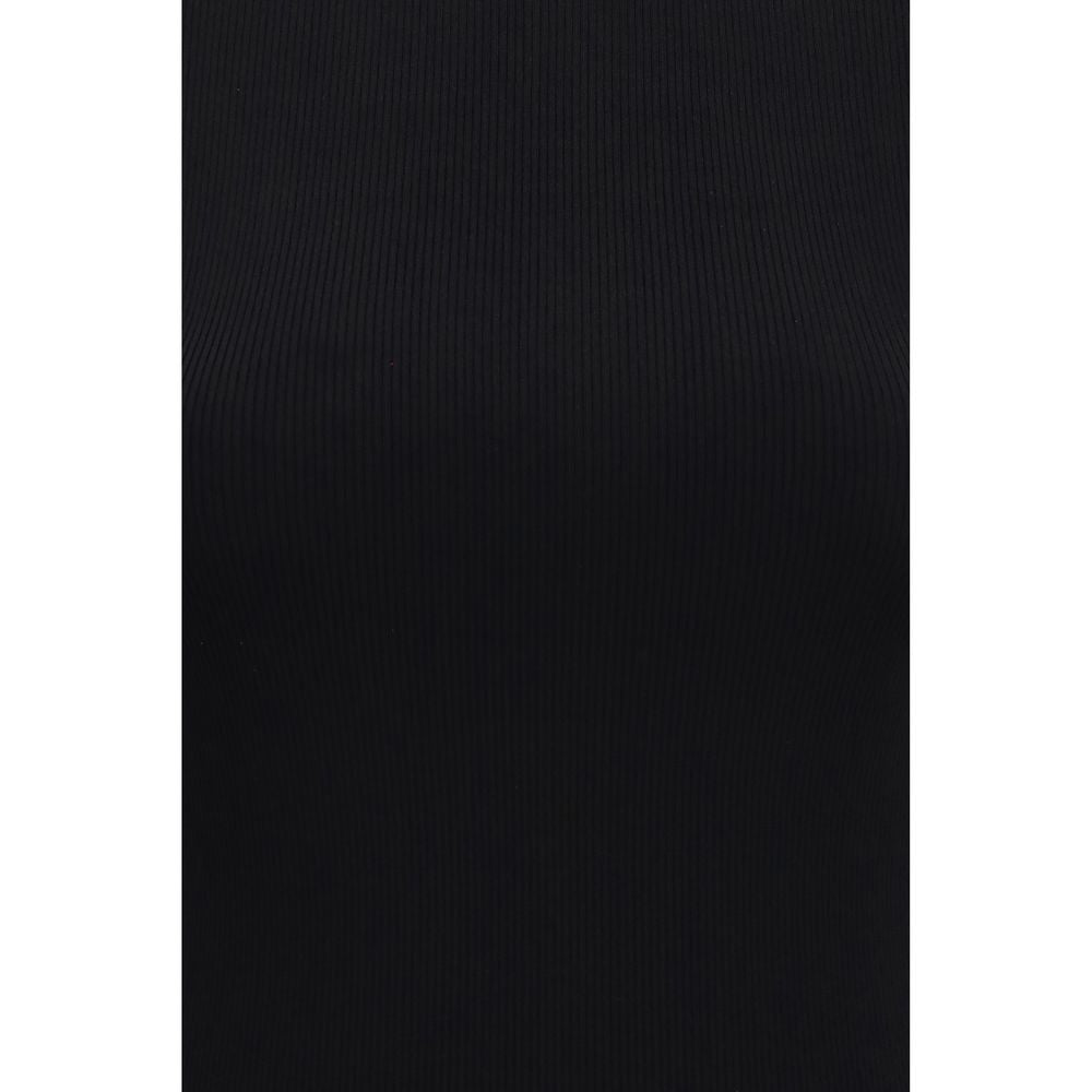 Black Viscose T-Shirt