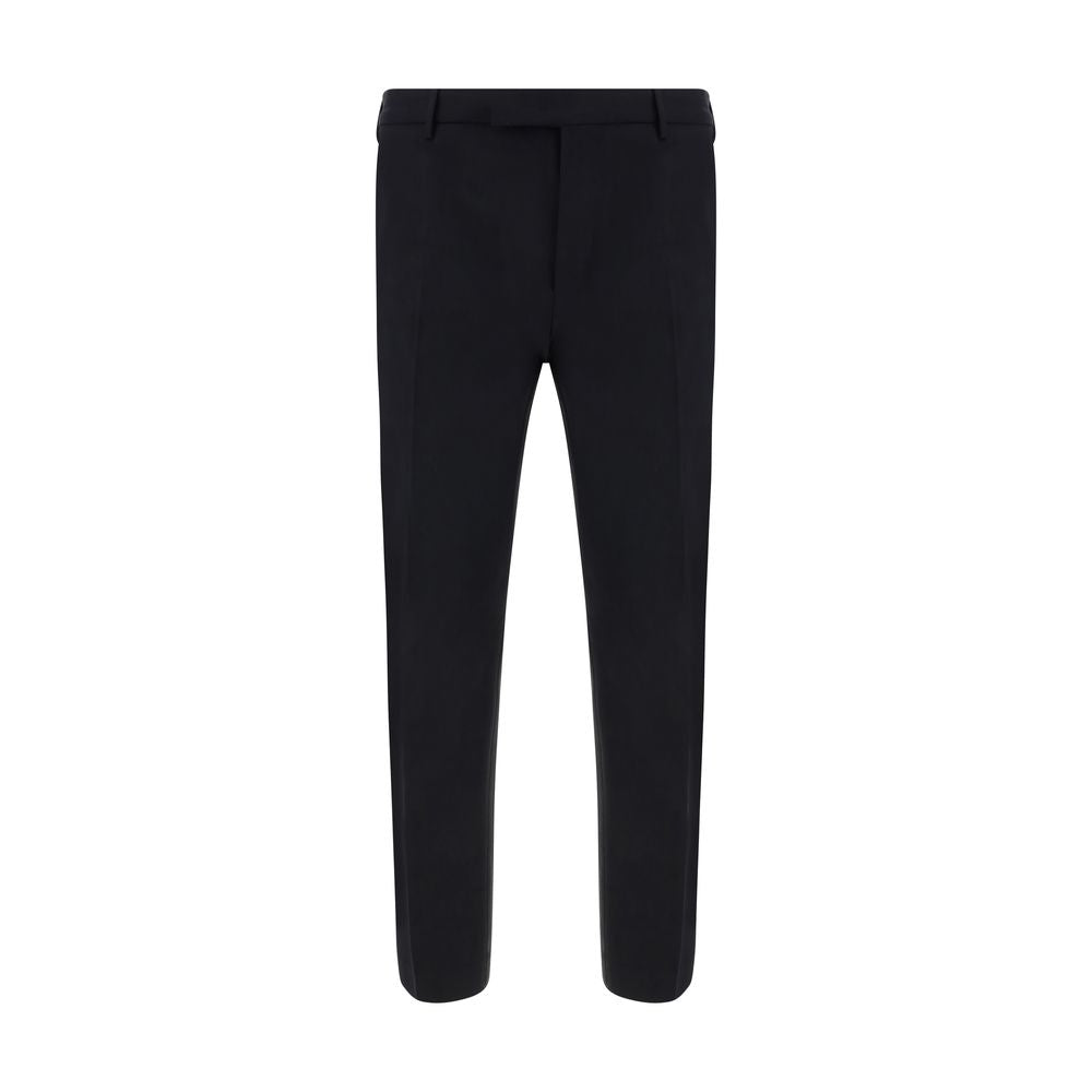 Black Elastane Dress Pants