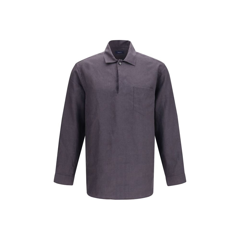 Gray Linen Shirt
