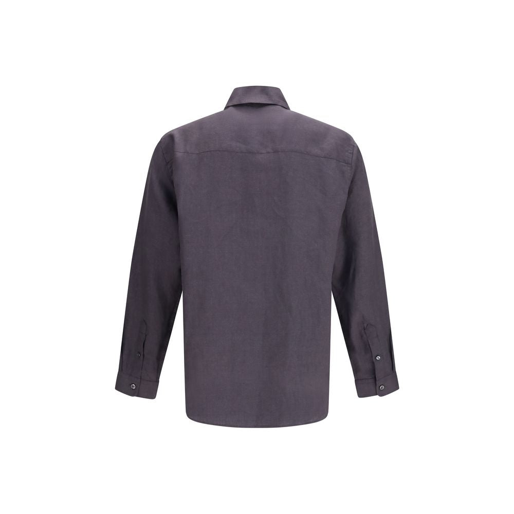 Gray Linen Shirt