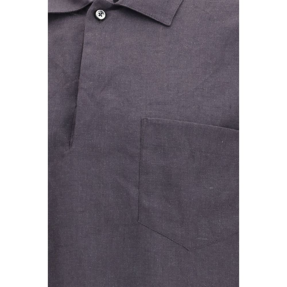 Gray Linen Shirt