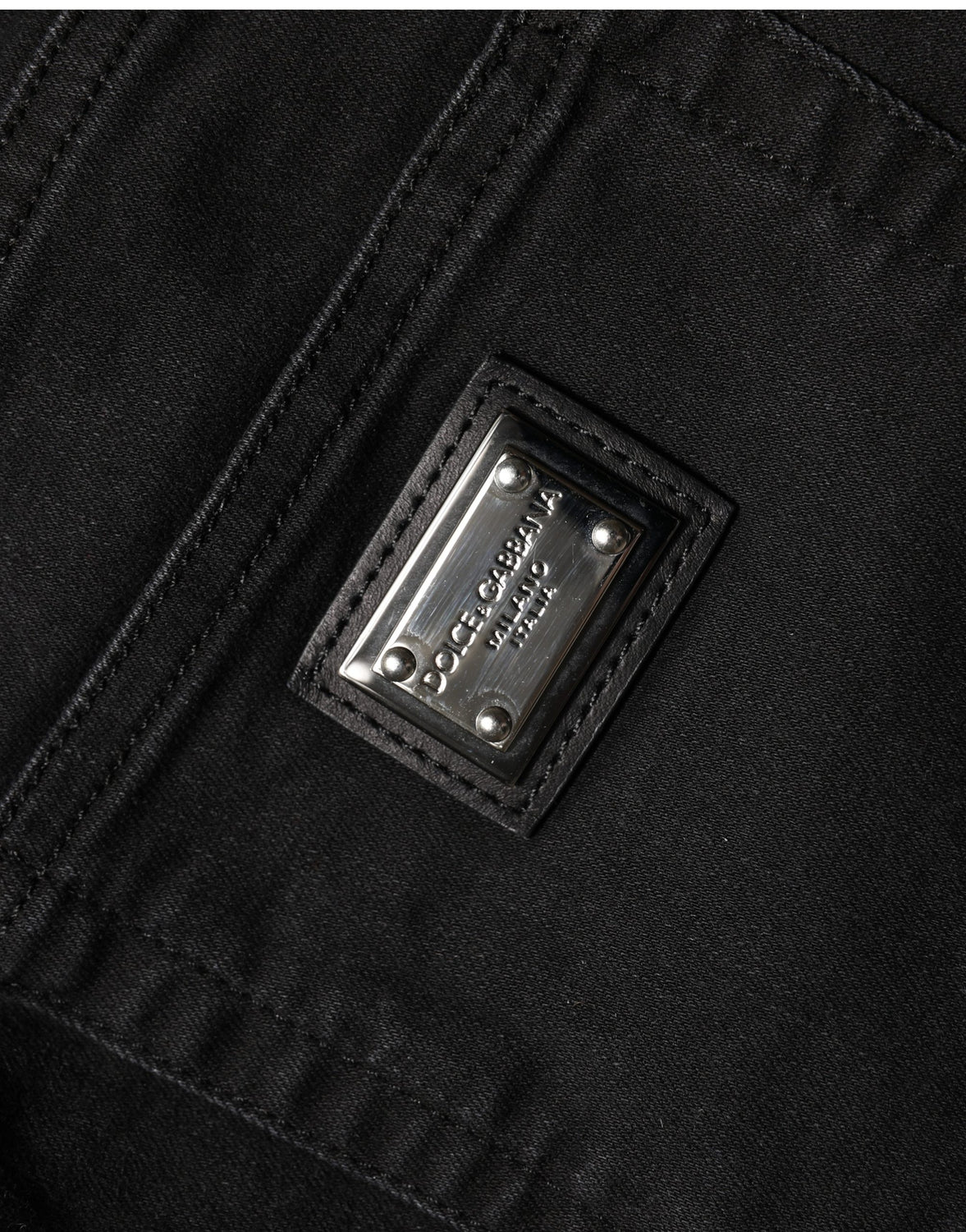 Black Skinny Cotton High Waist Denim Jeans
