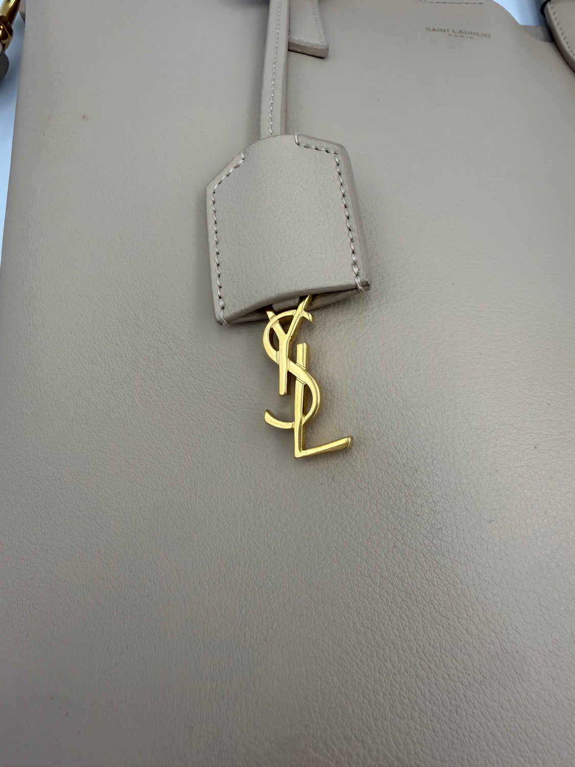 SAINT LAURENT SHOPPING Beige Bag