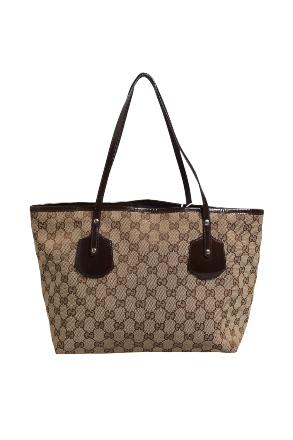 Beige Canvas Medium Jolie Charm Tote Bag