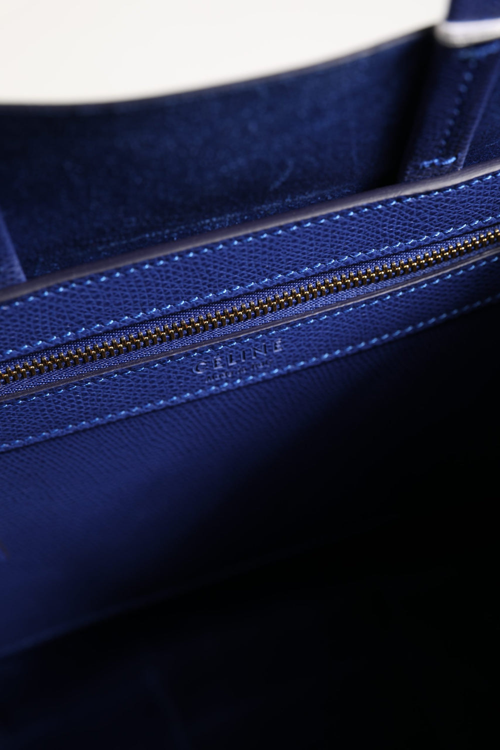 Blue with Gold Tote Bag