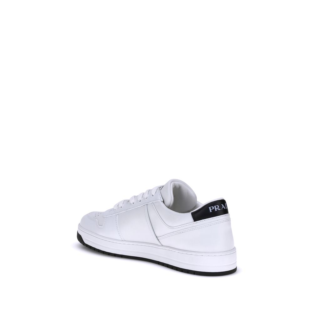 White Calf Leather Bos Taurus Low Top Sneakers