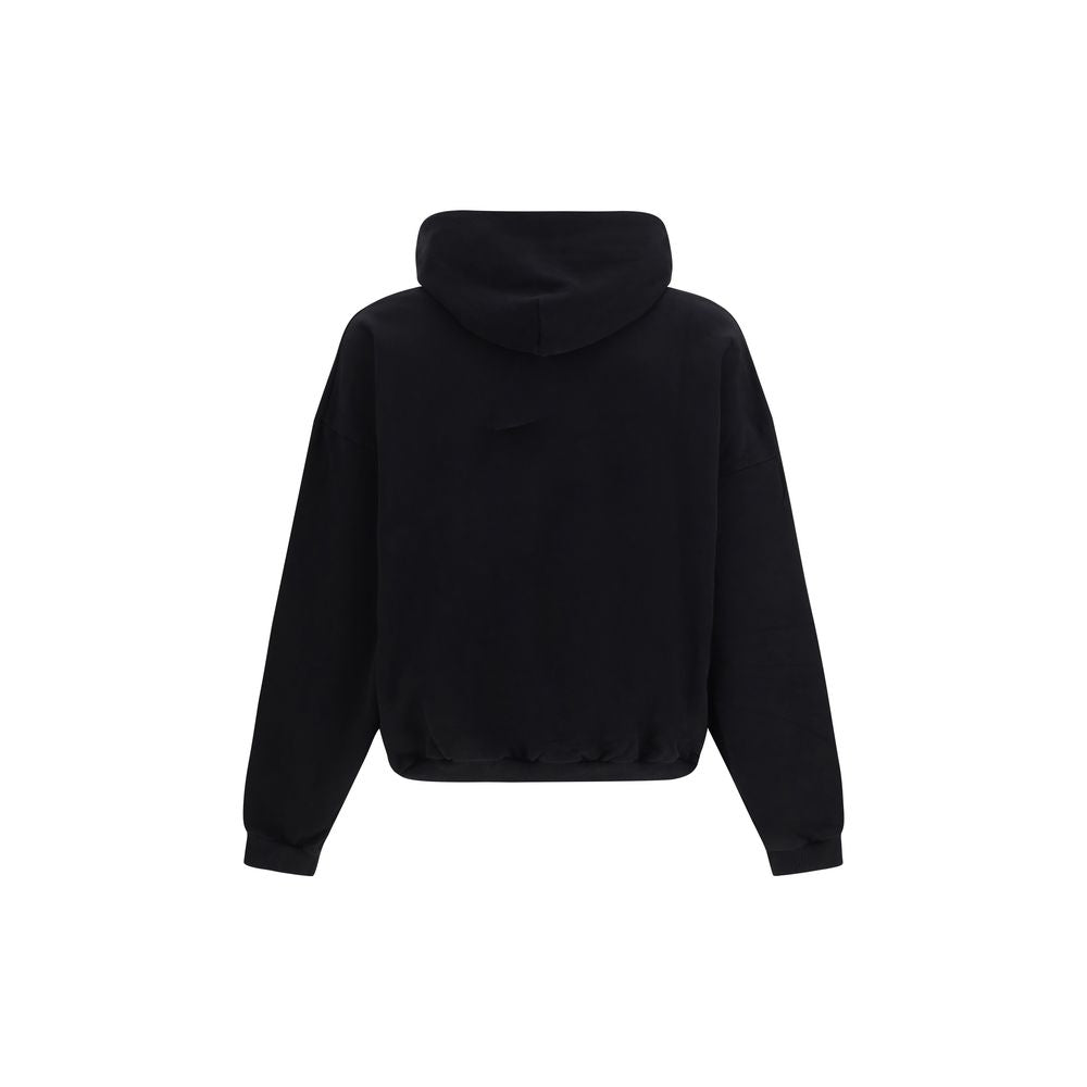Black Cotton Sweatshirt