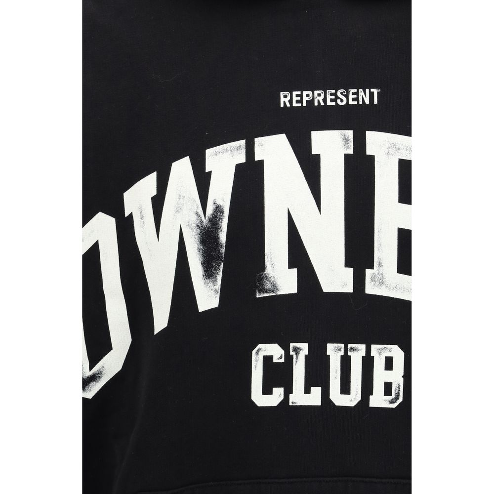 Black Cotton Sweatshirt