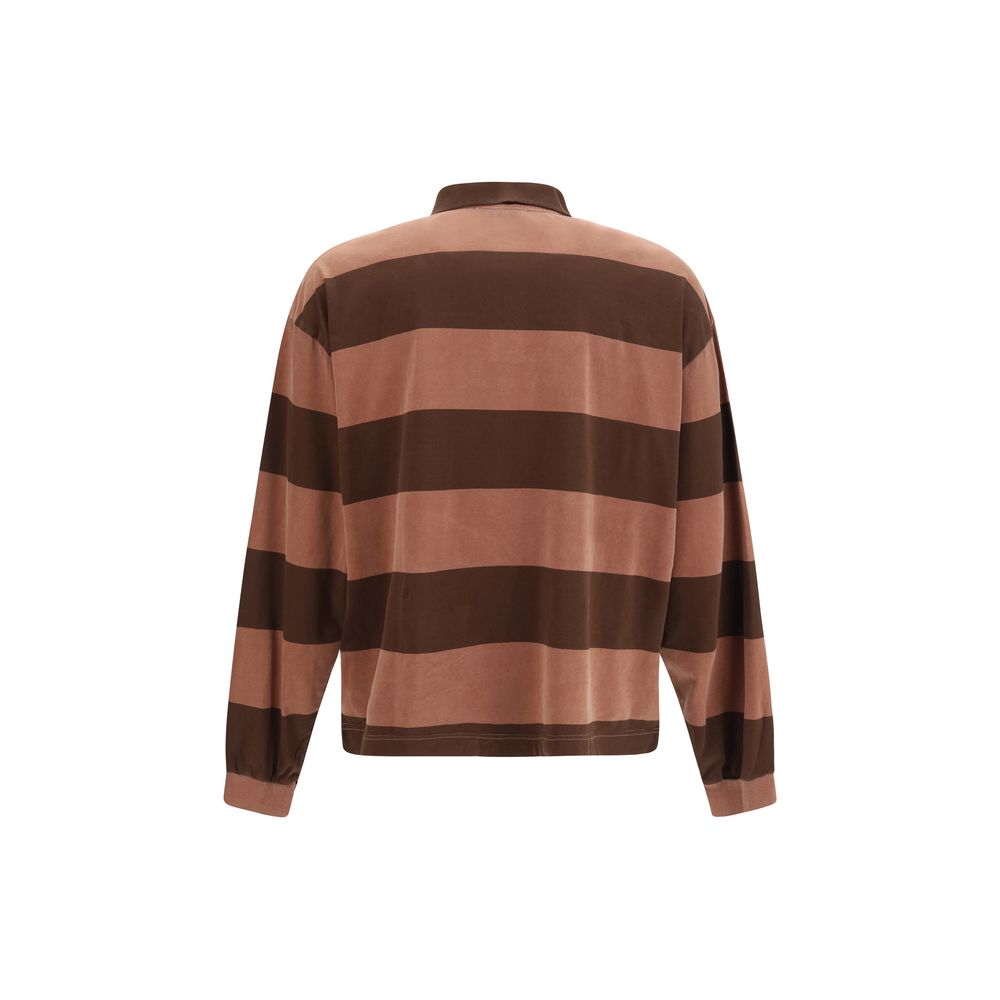 Brown Cotton Polo Shirt