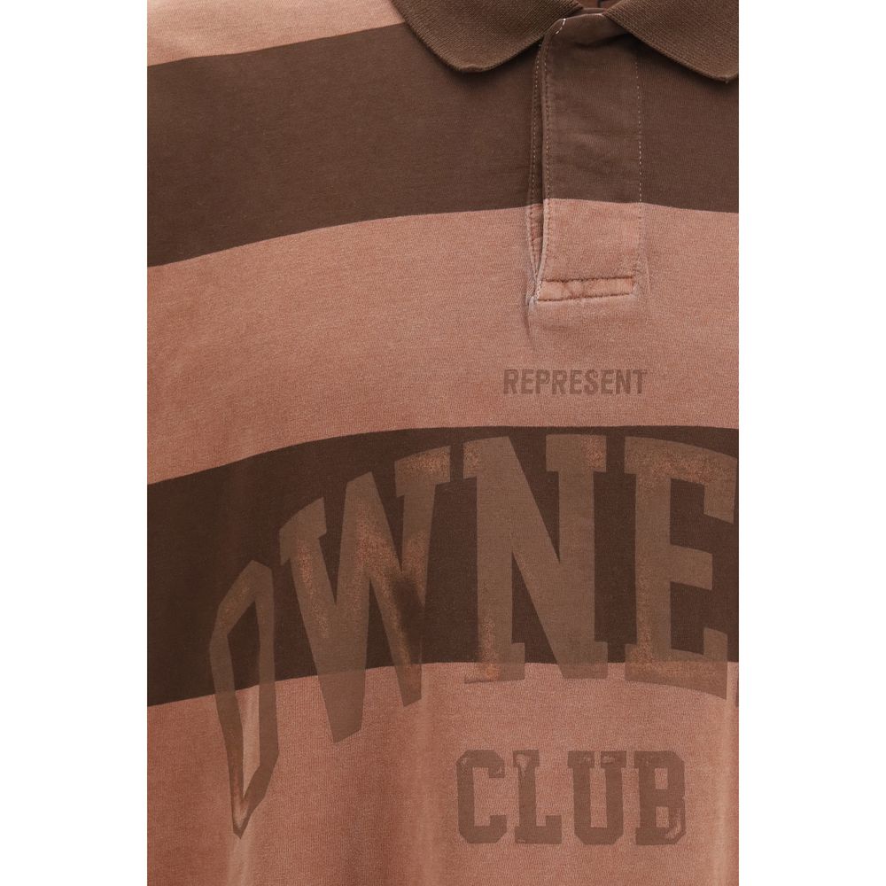 Brown Cotton Polo Shirt