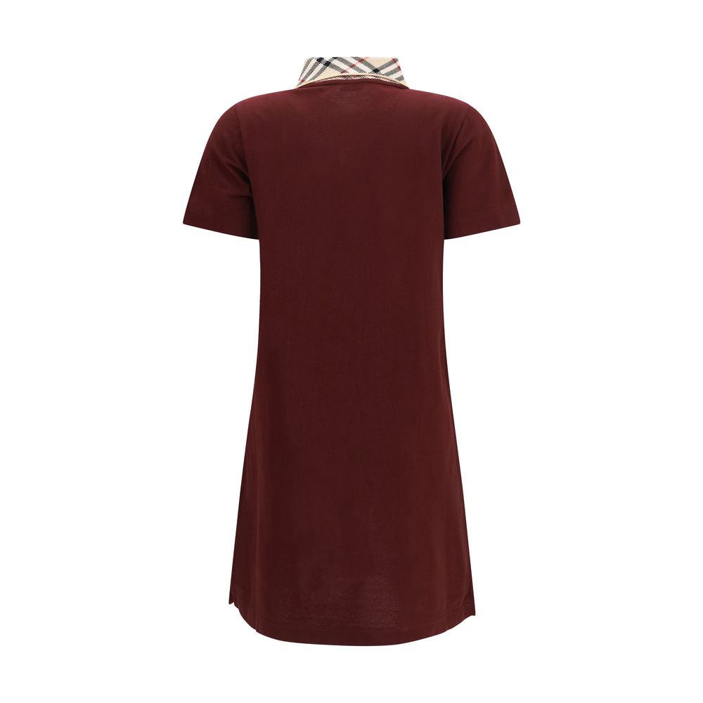 Bordeaux Cotton Casual Dress