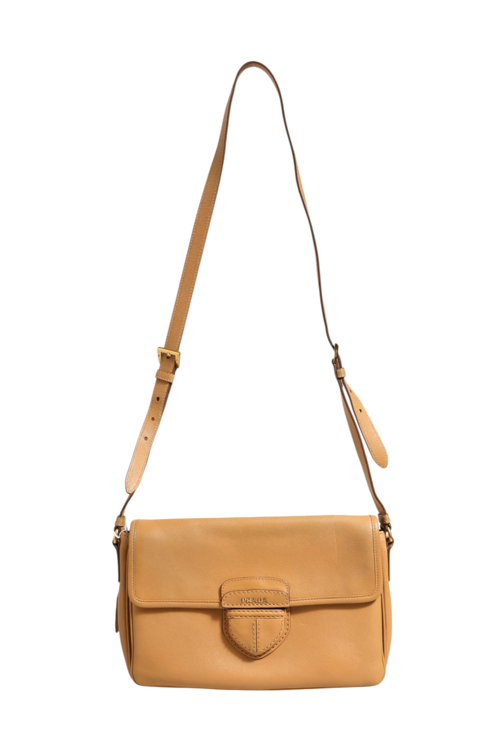 Sidonie Beige Pebble Leather shoulder bag