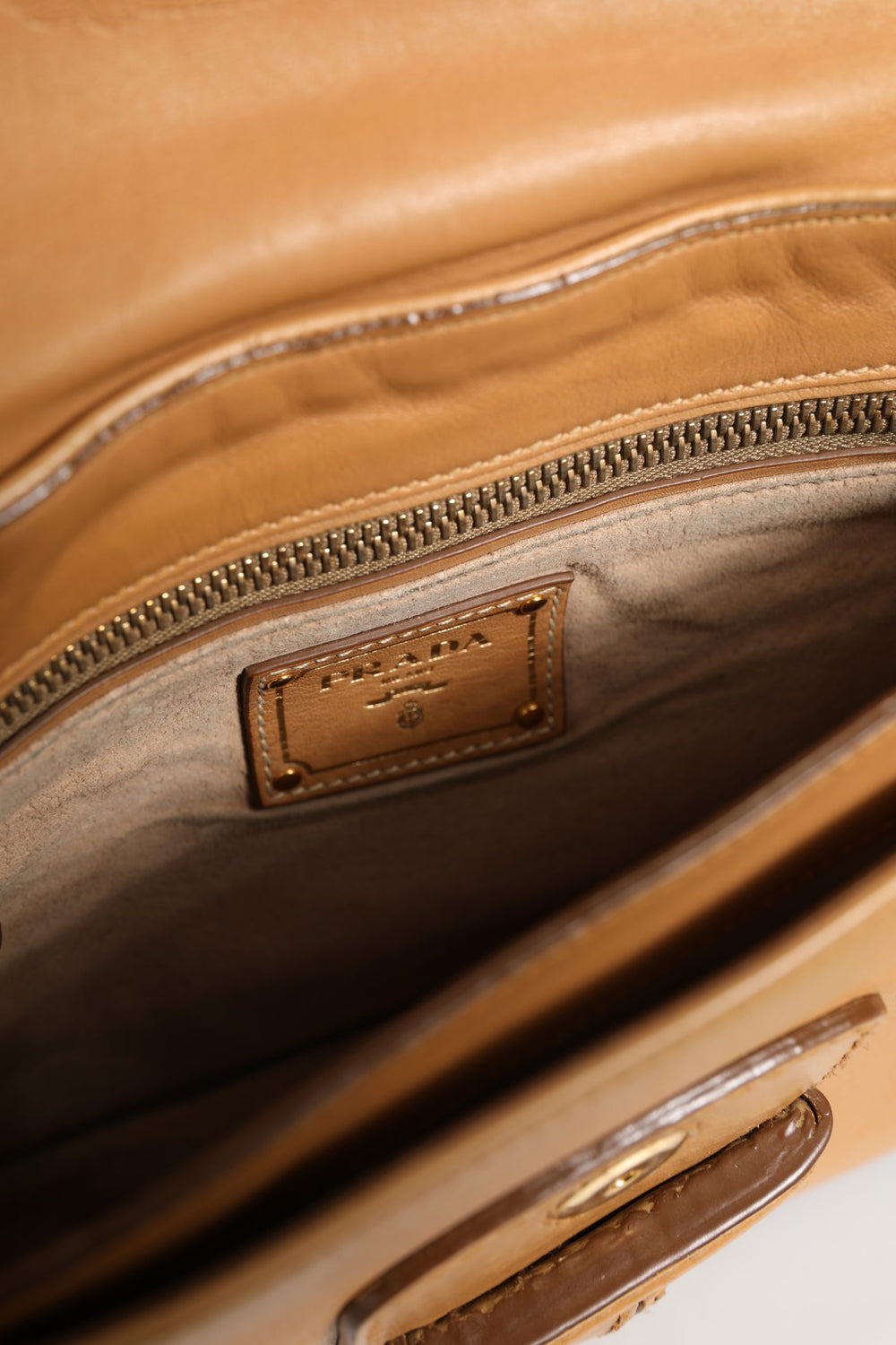 Sidonie Beige Pebble Leather shoulder bag