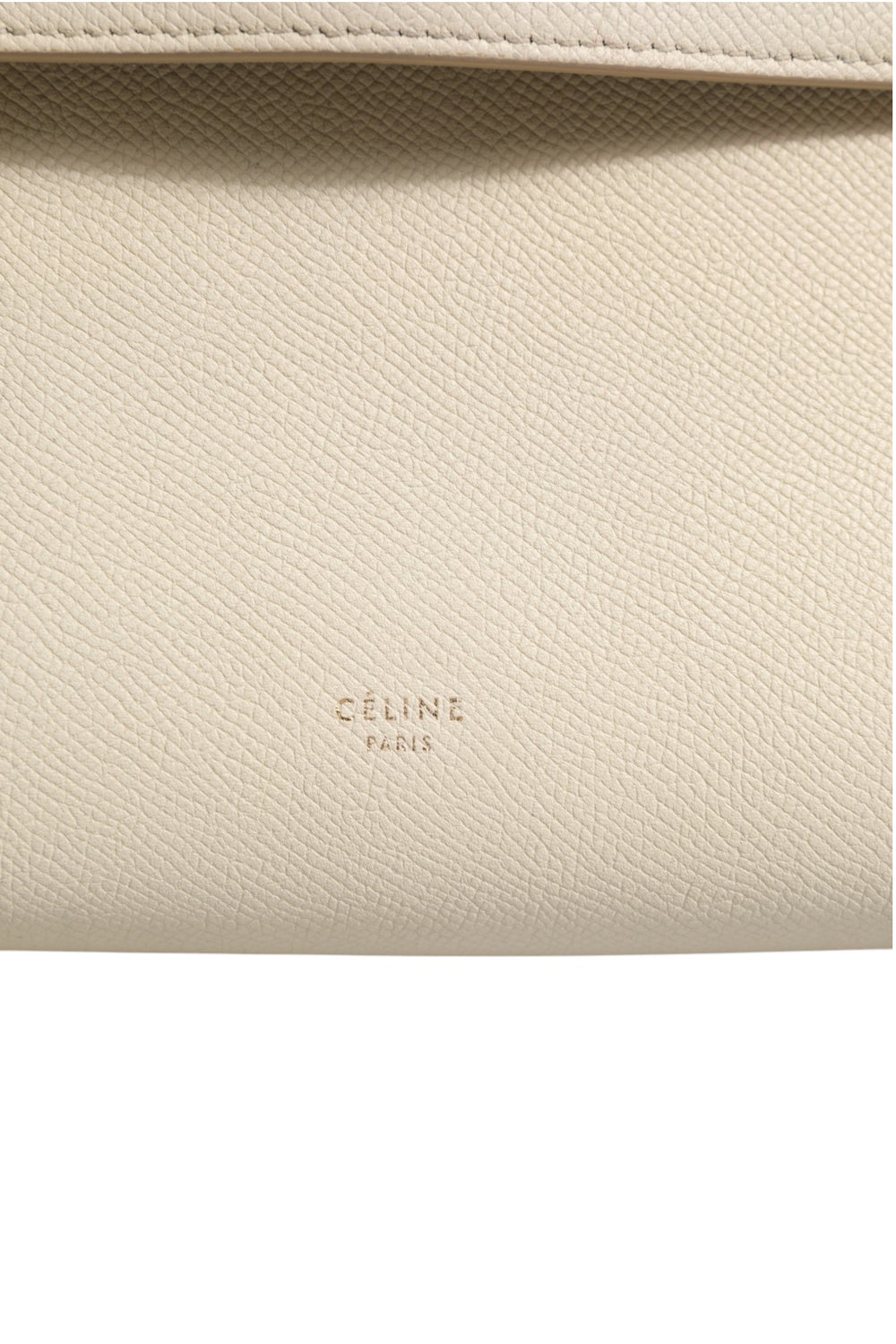 Nano Belt Bag Grained Calfskin Chalk
