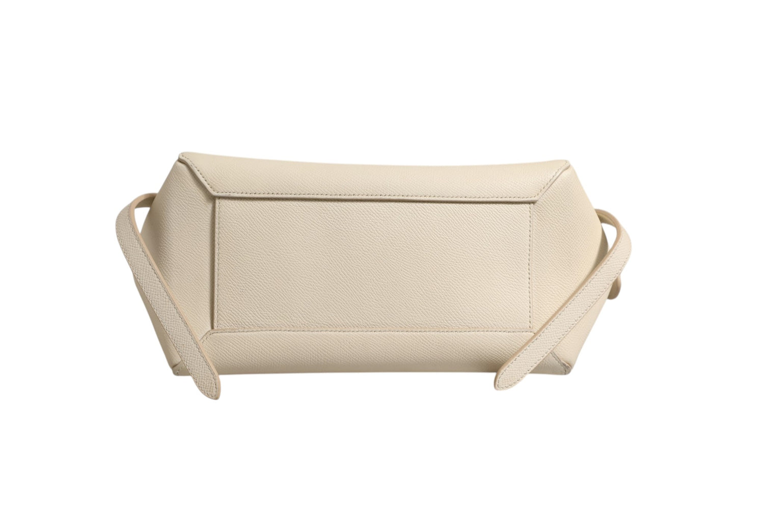 Nano Belt Bag Grained Calfskin Chalk