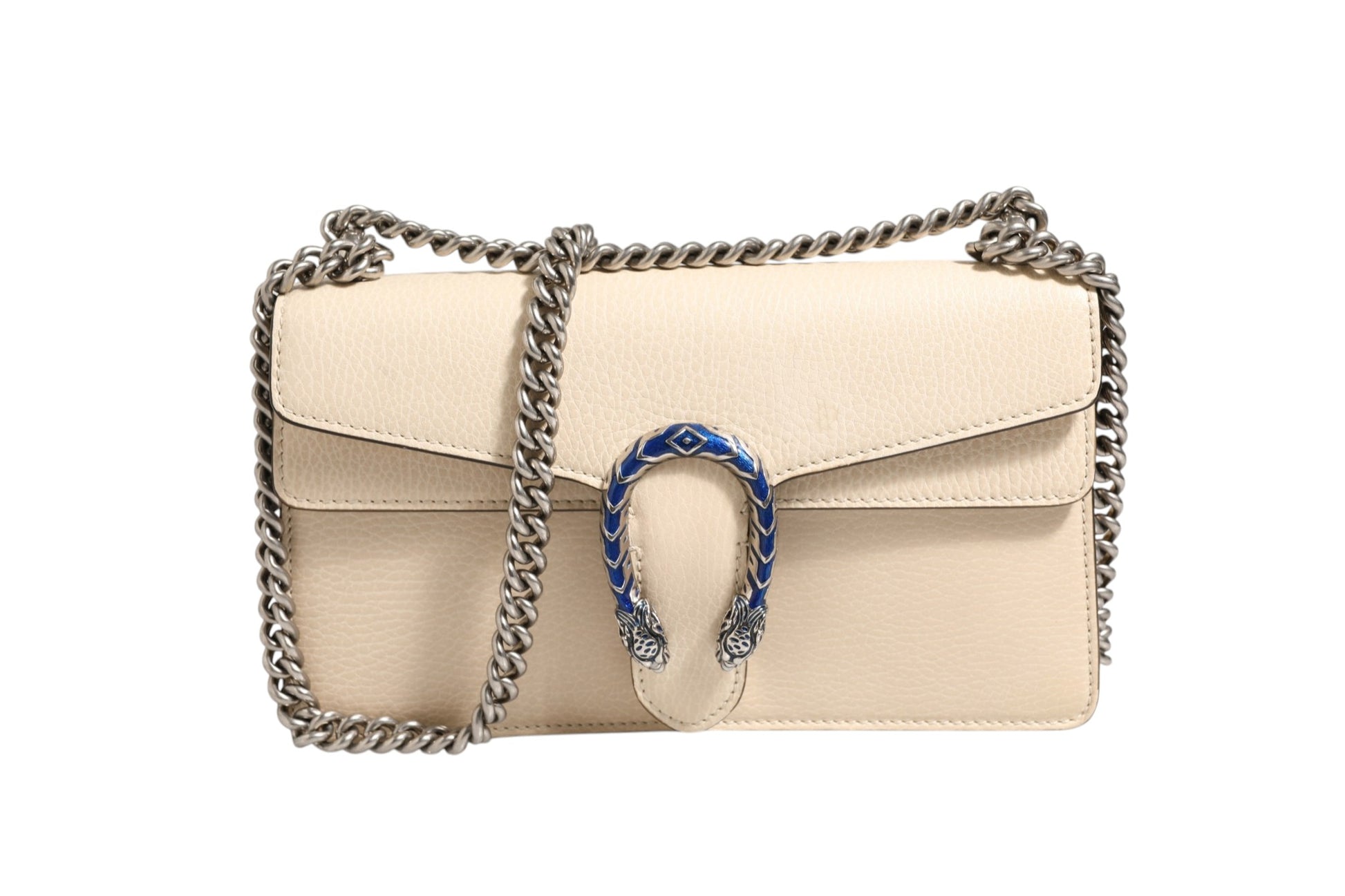 Dionysus White Leather Handbag