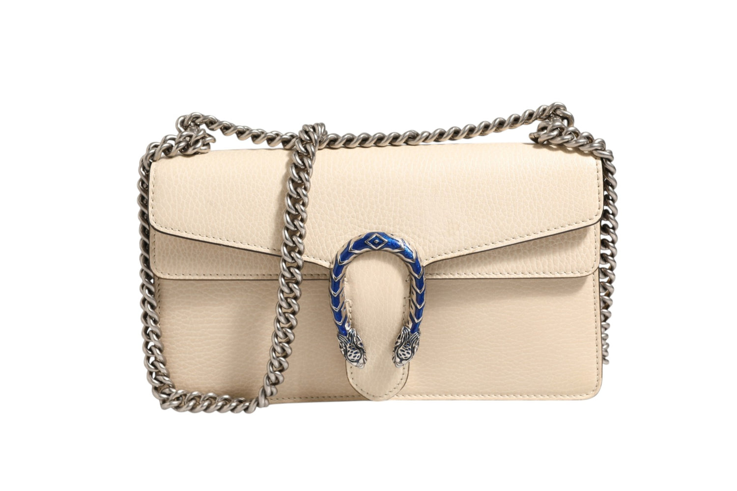 Dionysus White Leather Handbag