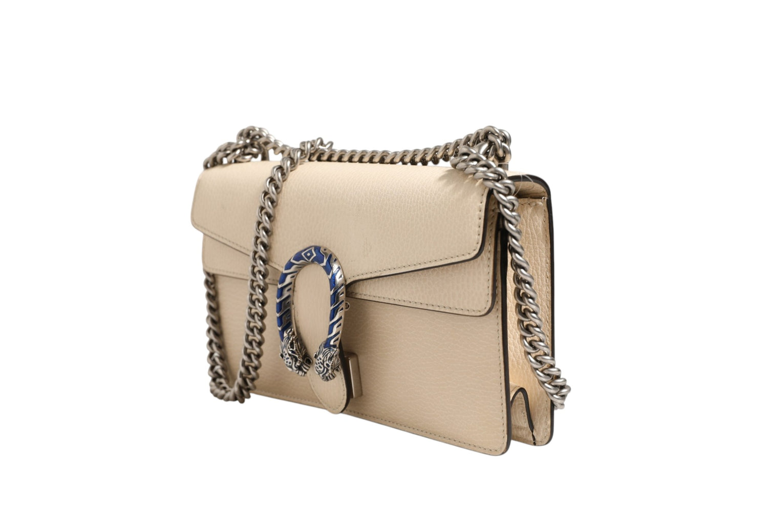 Dionysus White Leather Handbag