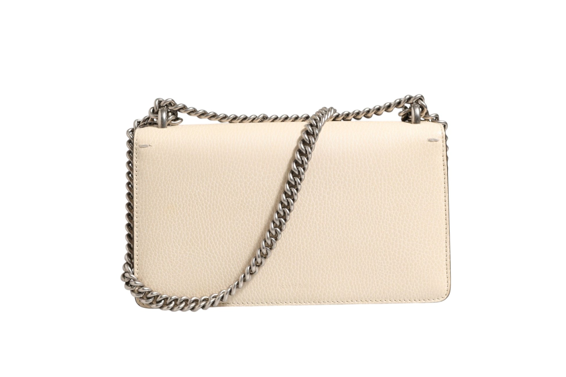 Dionysus White Leather Handbag