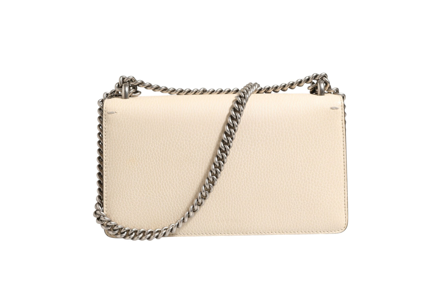 Dionysus White Leather Handbag
