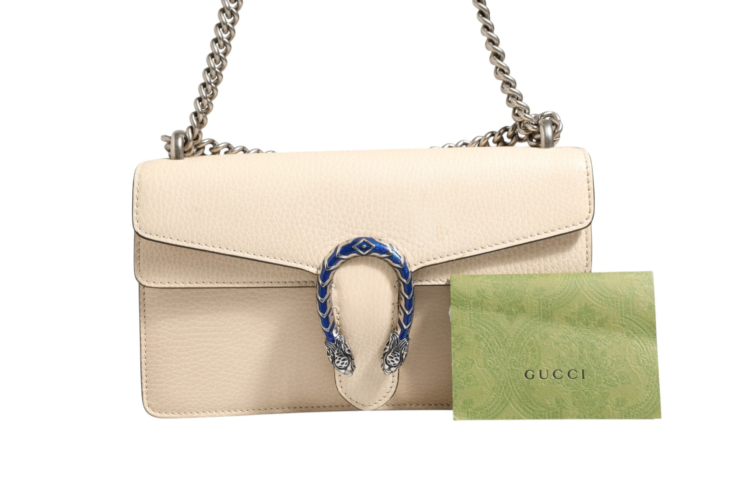 Dionysus White Leather Handbag