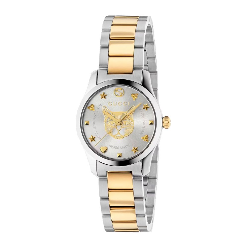 Gold Stainless Steel Dress Watch