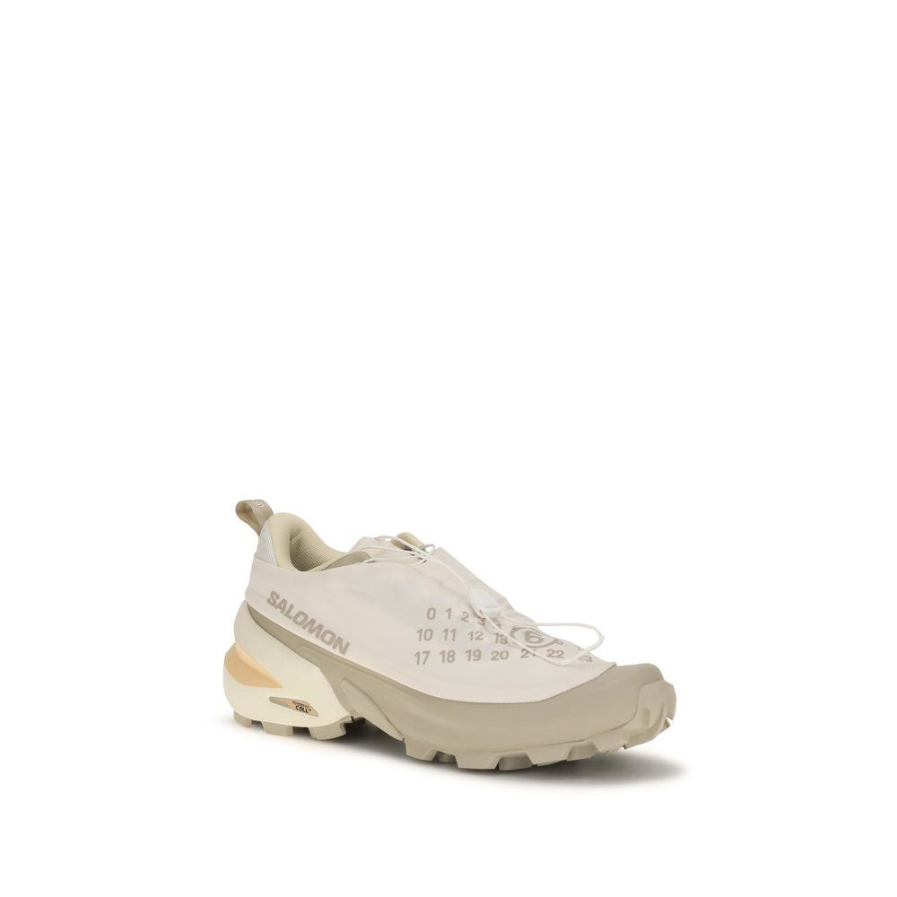 Beige Polyester Athletic Sneakers