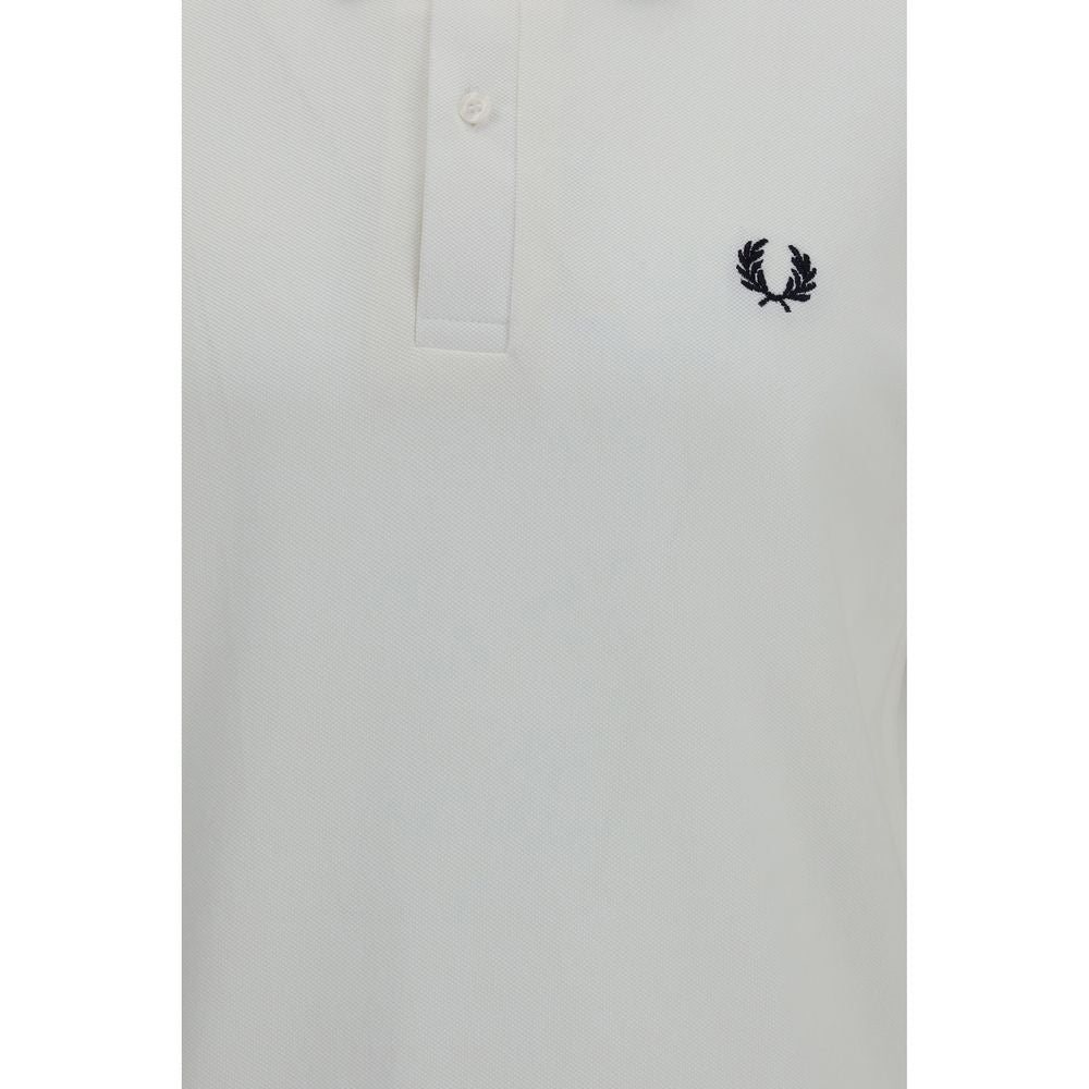 White Cotton Polo Shirt