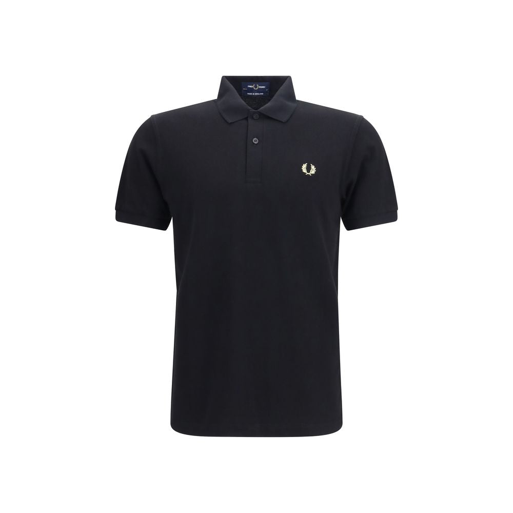 Black Cotton Polo Shirt