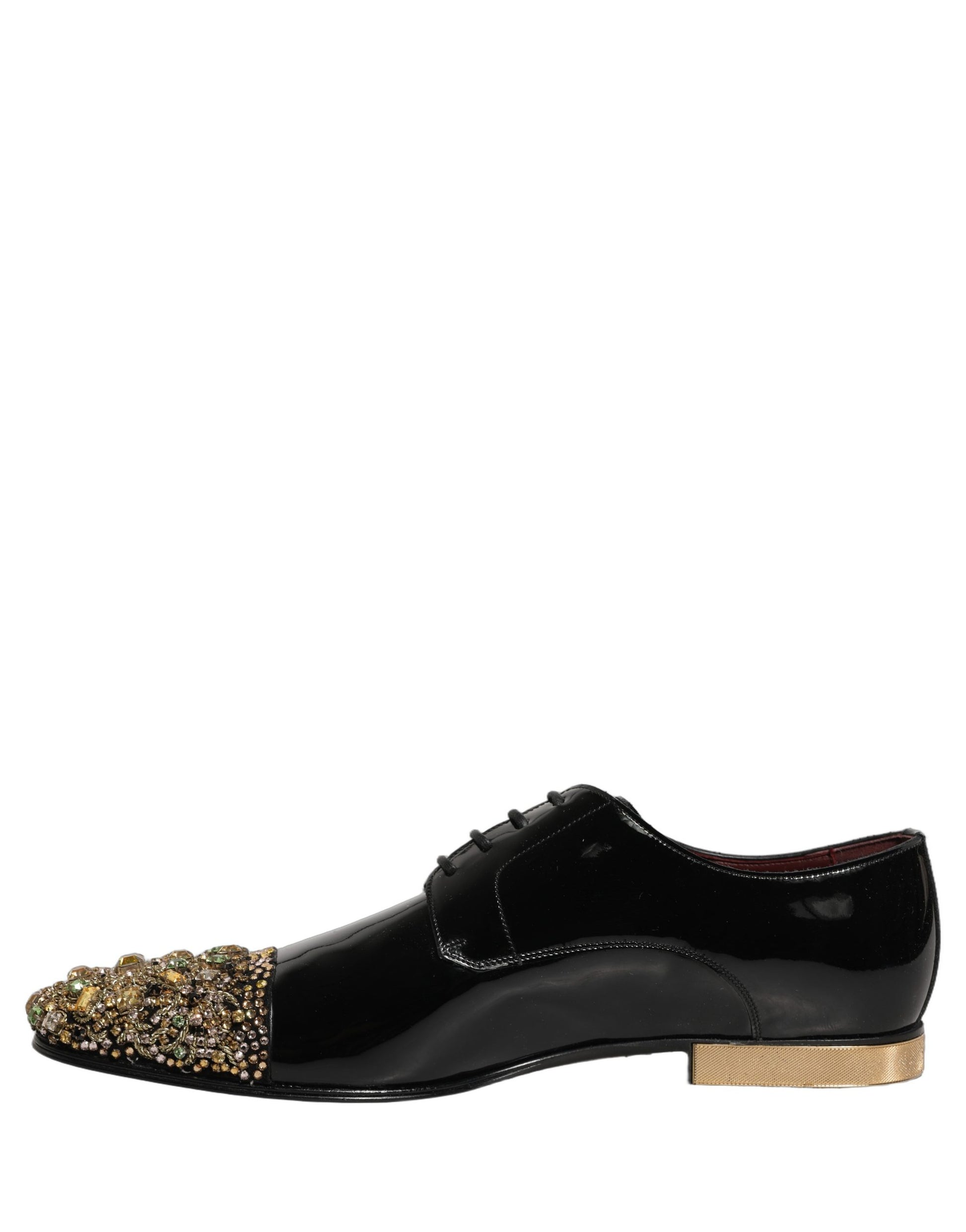 Black Embellished Men Derby Dress Formal Shoes