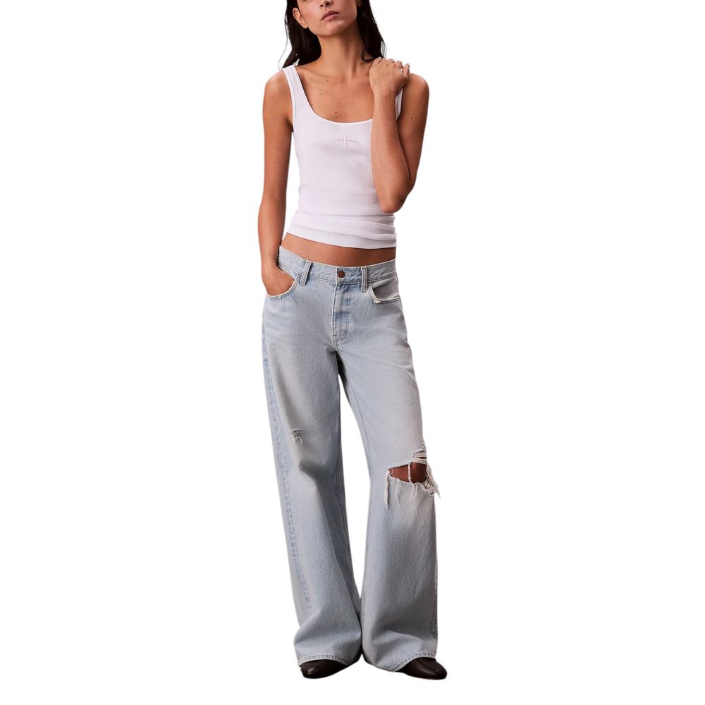 White Cotton Tank Tops
