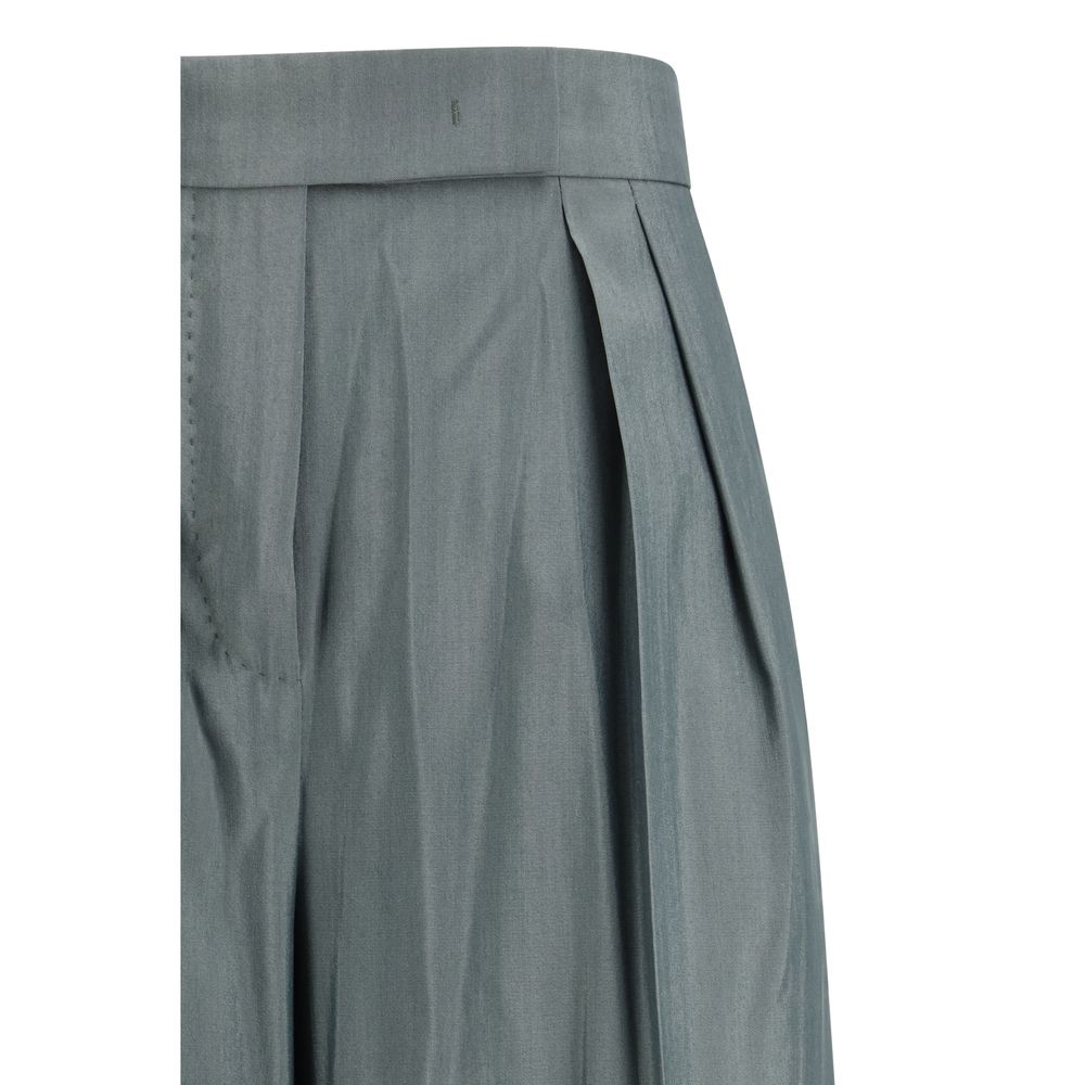 Bicolor Wool Oves Aries Casual Pants