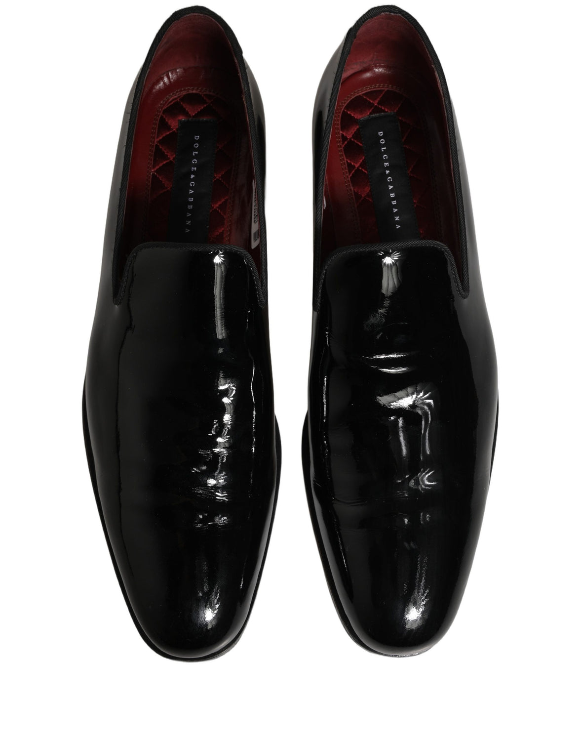 Black Patent Leather Men Dress Loafers Shoes