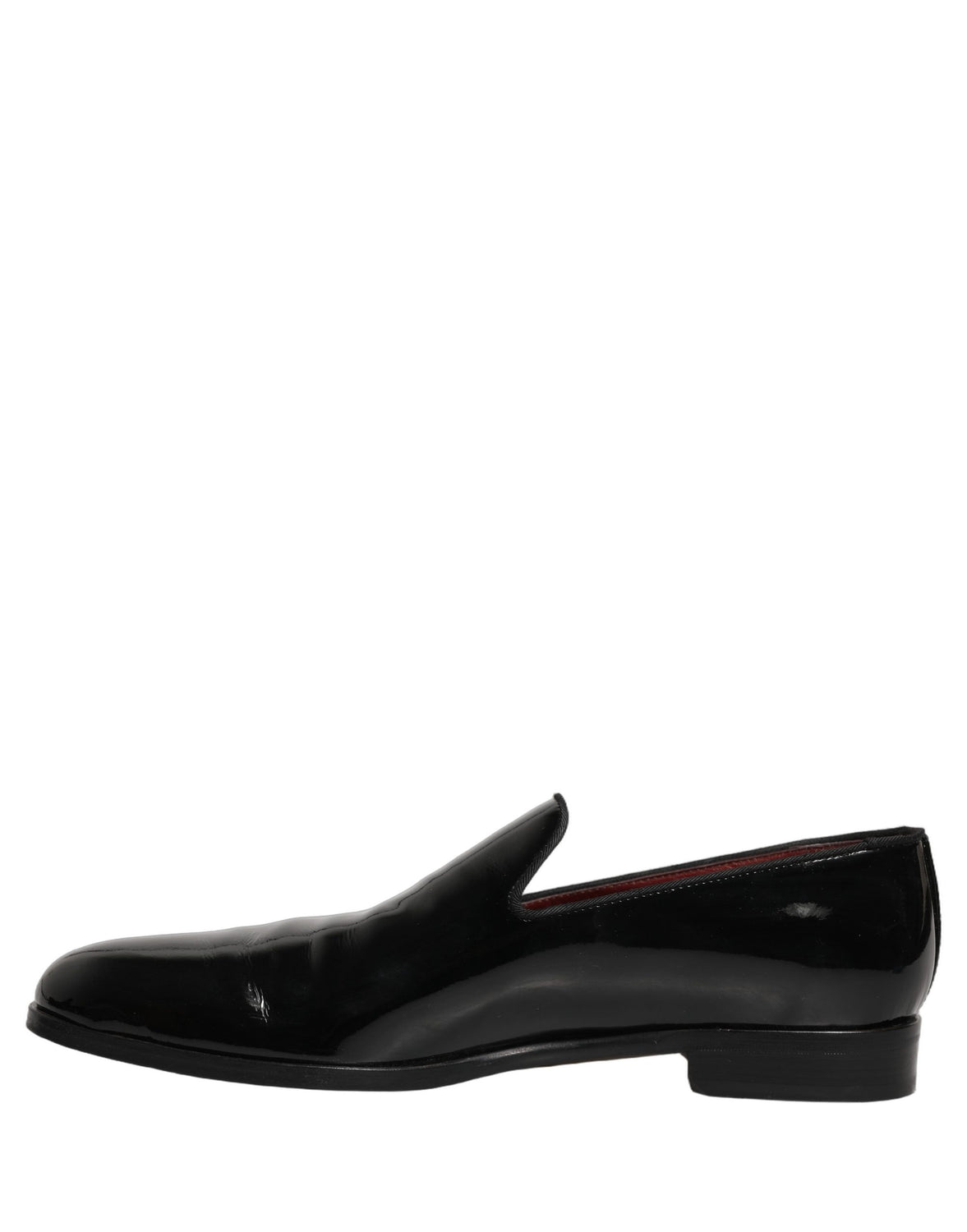 Black Patent Leather Men Dress Loafers Shoes