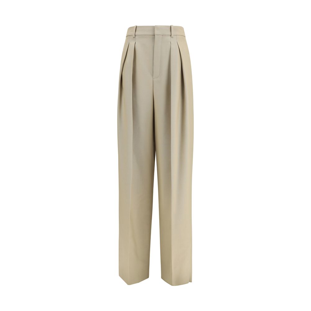 Beige Wool Oves Aries Dress Pants